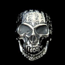 Skull Ring For Motor Biker - TR68